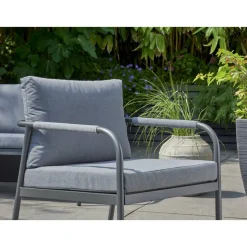 Gartenmöbelset 'Kleo' für 5 Personen Stahl
