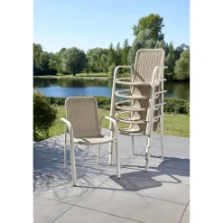 Gartenmöbelset 'Luna' für 6 Personen Aluminium