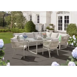 Gartenmöbelset 'Nelia' für 8 Personen Aluminium