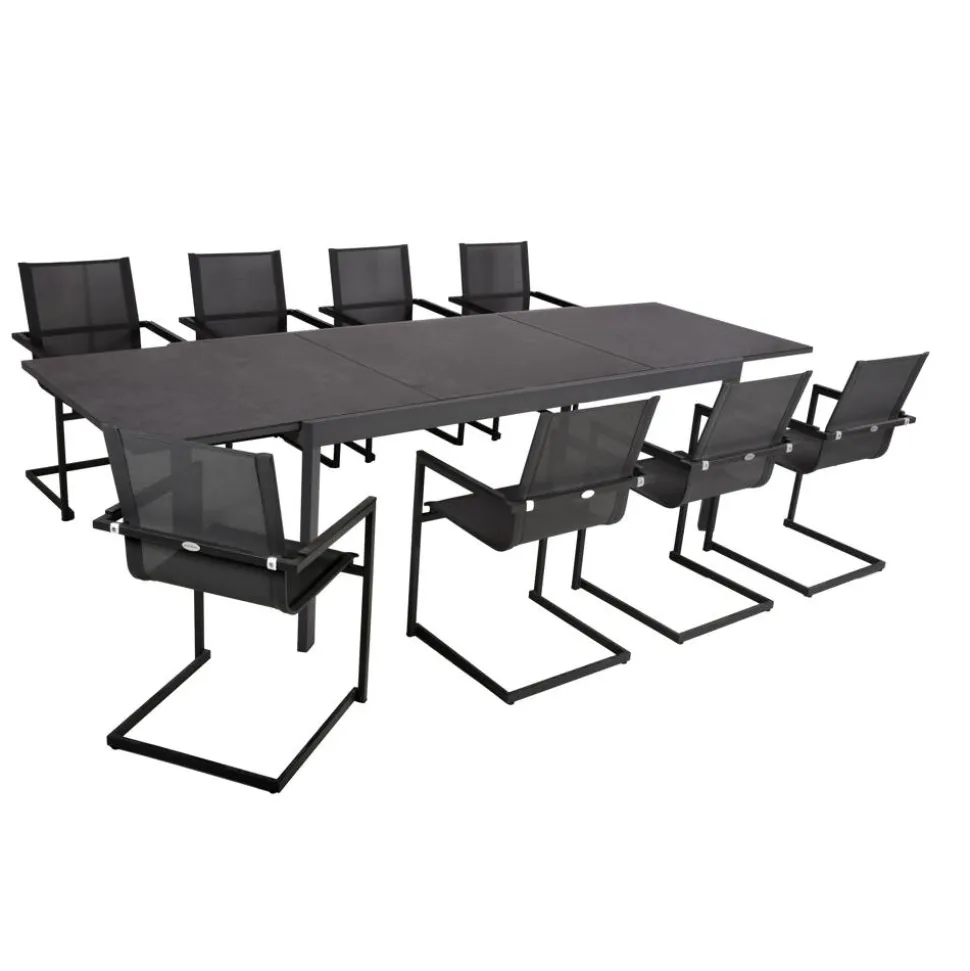 Gartenmöbelset 'Nerea' für 8 Personen Aluminium