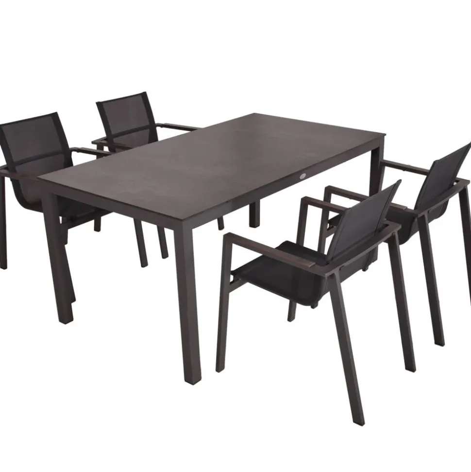 Gartenmöbelset 'Sophia' für 4 Personen Aluminium
