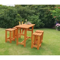 Gartenmöbelset 'Summer' für 4 Personen Kiefernholz