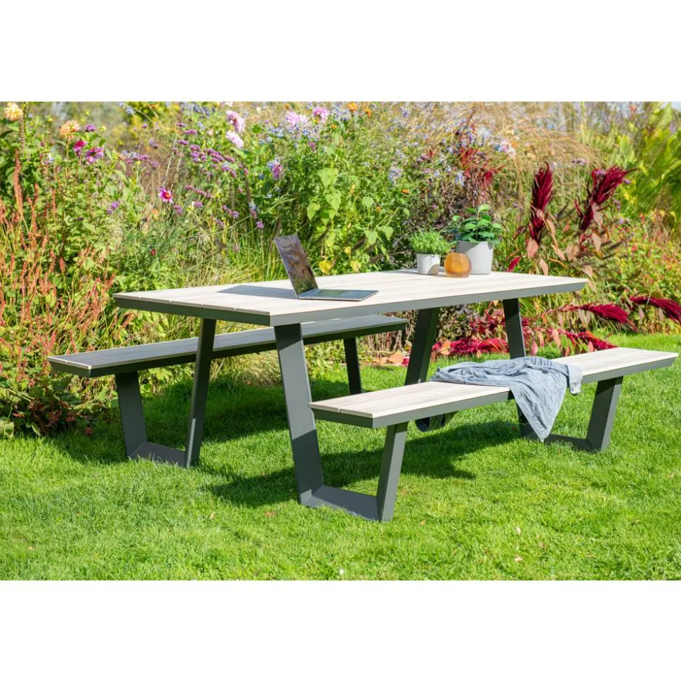 Gartenmöbelset 'Bell' für 6 Personen Aluminium