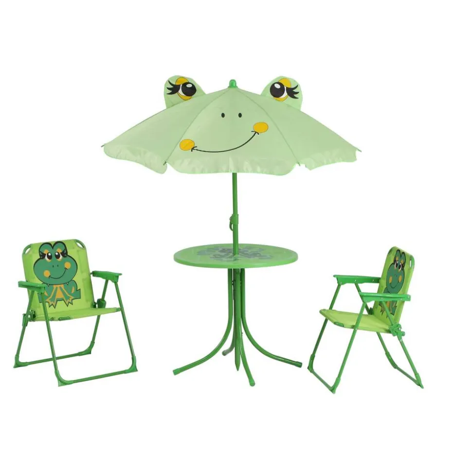 Gartenmöbelset für Kinder 'Froggy' grün 4-teilig