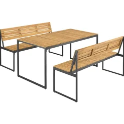Gartenmöbelset 'Lotti' für 4 Personen Stahl