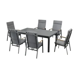 Gartenmöbelset 'Newport' für 6 Personen Aluminium