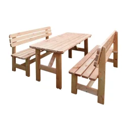 Gartenmöbelset 'Summer' für 4 Personen Holz