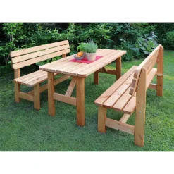 Gartenmöbelset 'Summer' für 4 Personen Holz