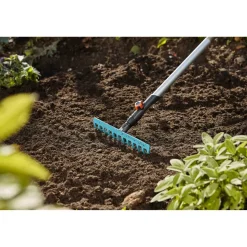 Gartenrechen "Combisystem" Stahl 30 cm