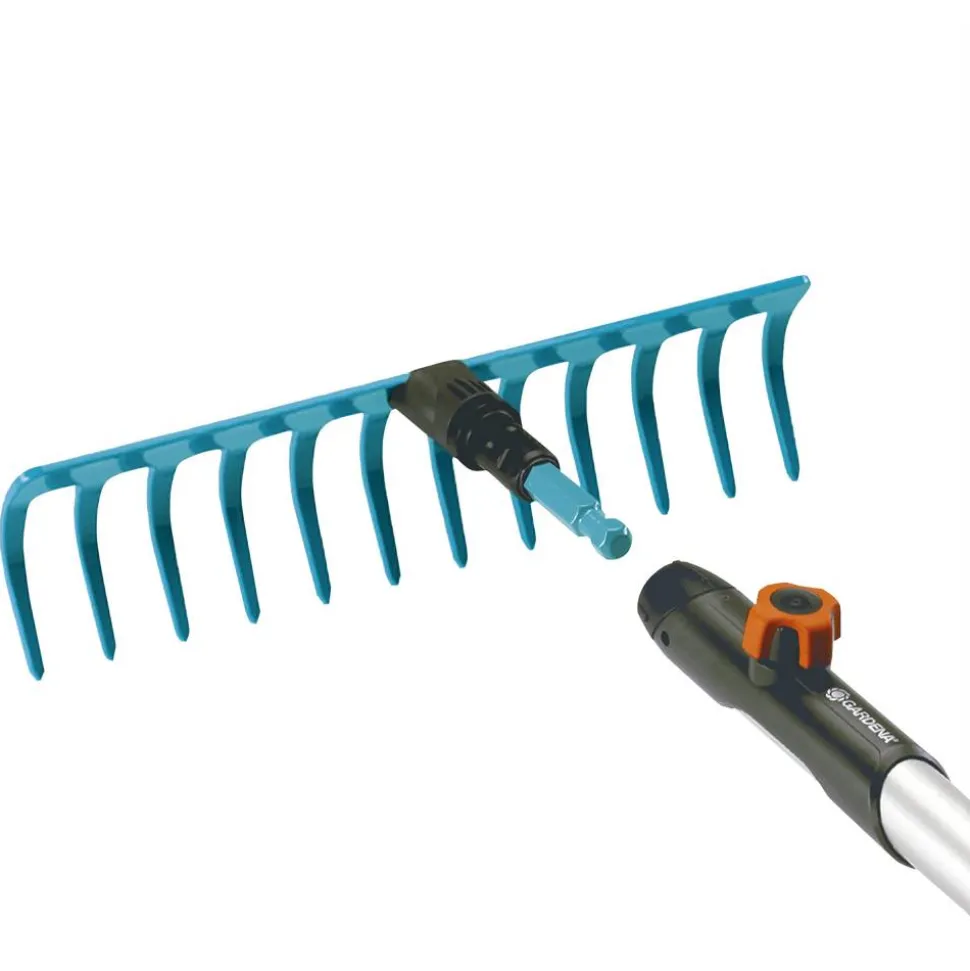 Gartenrechen "Combisystem" Stahl 30 cm
