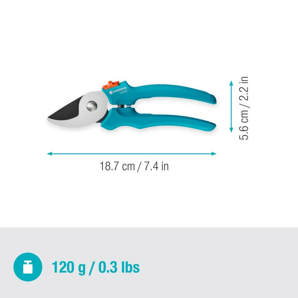 Gartenschere 'EasyCut' Bypass 18,7 cm