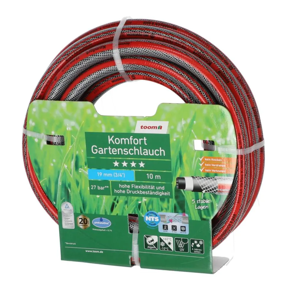 Gartenschlauch 'Komfort' Ø 19 mm (3/4") 10 m