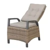 Gartensessel 'Amelia' Kunststoff beige 68 x 110 x 60 cm