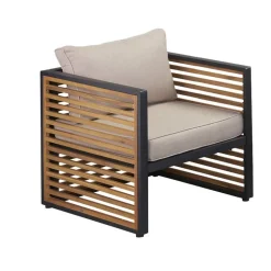 Gartensessel 'Livia' braun/beige