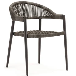 Gartensesselset 'Brooklyn' Aluminium anthrazit 6 Stück