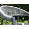 Gartensesselset 'Brooklyn' Aluminium anthrazit 4 Stück