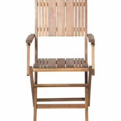 Gartenstuhl 'Falun' klappbar Akazienholz braun 50,5 x 88,5 x 55 cm