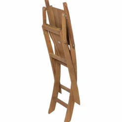 Gartenstuhl 'Falun' klappbar Akazienholz braun 50,5 x 88,5 x 55 cm