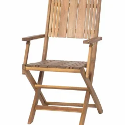 Gartenstuhl 'Falun' klappbar Akazienholz braun 50,5 x 88,5 x 55 cm