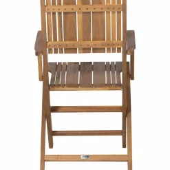 Gartenstuhl 'Falun' klappbar Akazienholz braun 50,5 x 88,5 x 55 cm