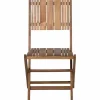 Gartenstuhl 'Falun' klappbar Akazienholz braun 46 x 89 x 54,5 cm