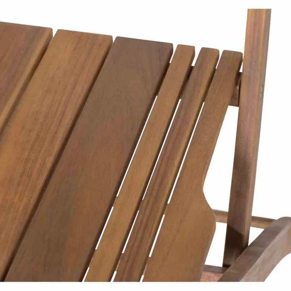 Gartenstuhl 'Falun' klappbar Akazienholz braun 46 x 89 x 54,5 cm