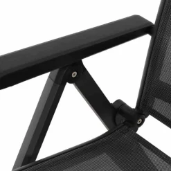 Gartenstuhl 'Tesoro' klappbar Aluminium anthrazit 60,5 x 110 x 44 cm