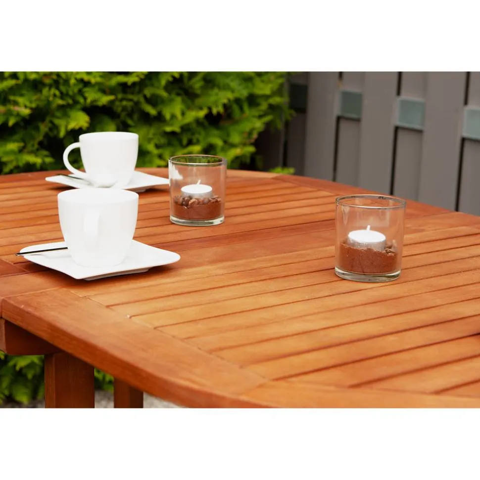 Gartentisch 'Baltimore' klappbar Eukalyptusholz 120 x 70 x 73 cm