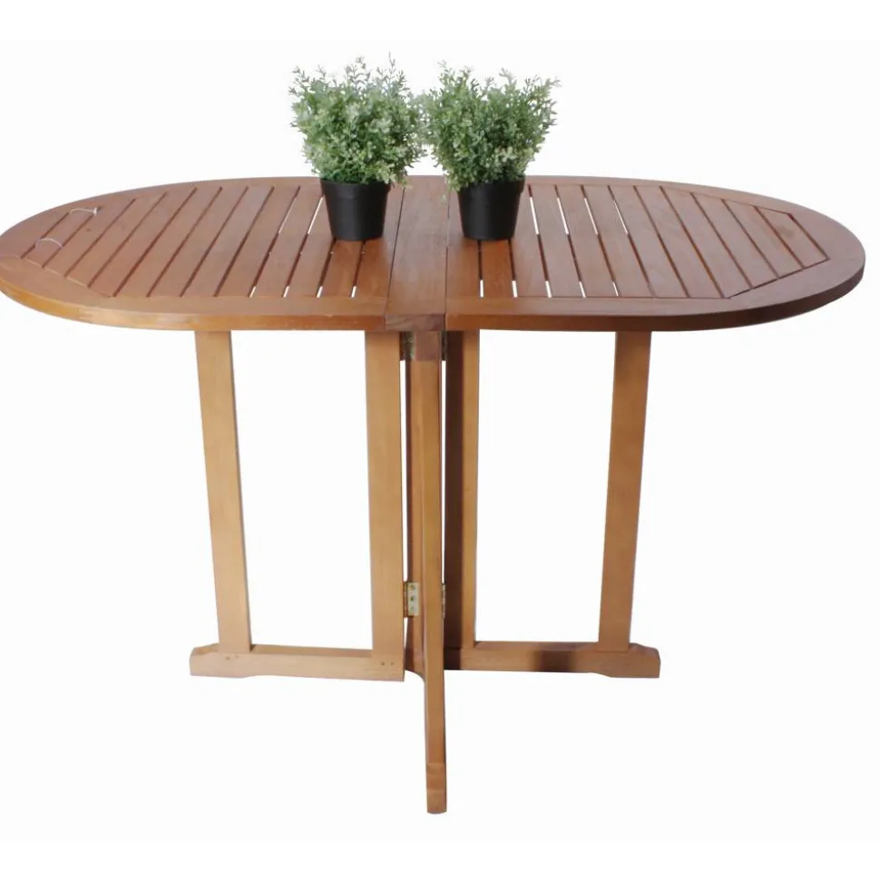 Gartentisch 'Baltimore' klappbar Eukalyptusholz 120 x 70 x 73 cm