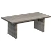 Gartentisch 'Delia' Aluminium/Polywood 94 x 74 x 210 cm