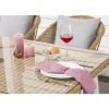 Gartentisch 'Edda' Stahl/Polyrattan 90 x 74 x 150 cm