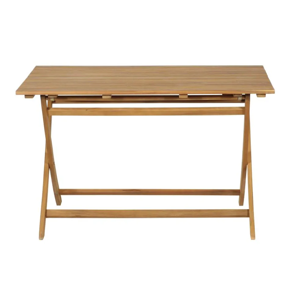 Gartentisch 'Falun' klappbar Akazienholz 80 x 74 x 80 cm