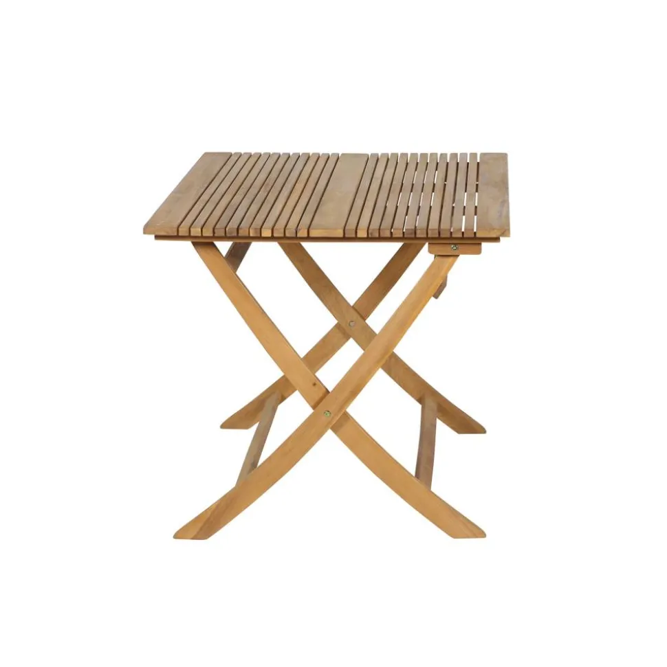 Gartentisch 'Falun' klappbar Akazienholz 80 x 74 x 80 cm