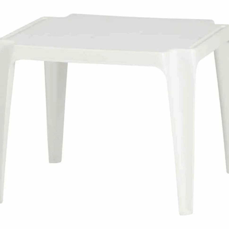 Gartentisch für Kinder 'Tavolo' Polypropylen weiß 52 x 44 x 56 cm