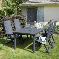 Gartentisch 'Futura' Kunststoff 95 x 75 x 165 cm