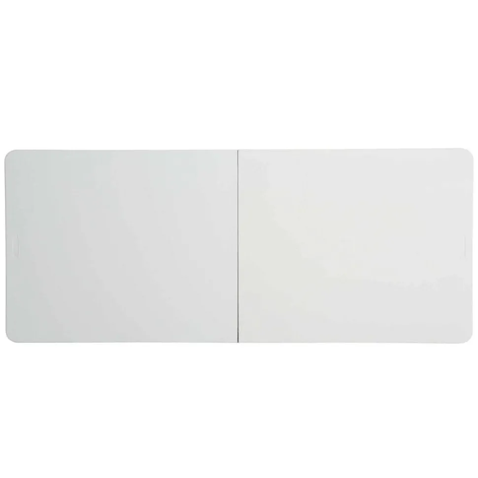 Gartentisch klappbar Stahl/Kunststoff 76 x 74 x 183 cm