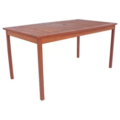 Gartentisch 'Madison' Eukalyptusholz 150 x 90 x 73 cm