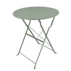 Gartentisch 'Nika' klappbar Stahl grün Ø 60 x 70 cm