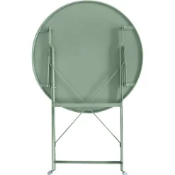 Gartentisch 'Nika' klappbar Stahl grün Ø 60 x 70 cm