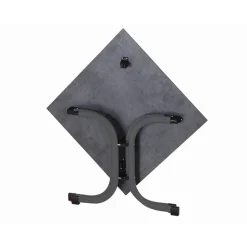 Gartentisch 'Sola' klappbar Stahl anthrazit 80 x 71 x 80 cm