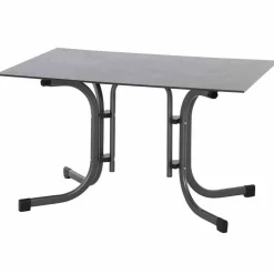 Gartentisch 'Sola' klappbar Stahl 120 x 80 x 70 cm