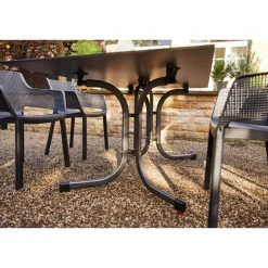 Gartentisch 'Sola' klappbar Stahl 90 x 70 x 160 cm