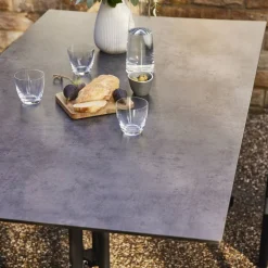 Gartentisch 'Sola' klappbar Stahl 90 x 70 x 160 cm