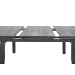 Gartentisch 'Sydney' ausziehbar Aluminium/Keramik 90 x 77 x 160/210 cm
