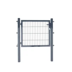 Gartentor 'Bent' Stahl anthrazit 100 x 80 cm