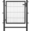 Gartentor 'Easy' anthrazit 100 x 120 cm, mit Pfostenrahmen