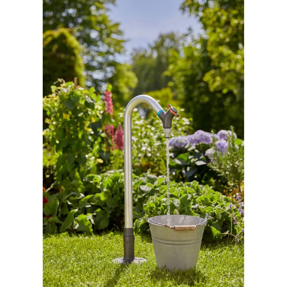 Garten-Wasserhahn 'Pipeline' 19 mm (3/4") Aluminium