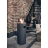 Gas-Feuerstelle 'Nova LED L' grau Ø 36 x 102 cm