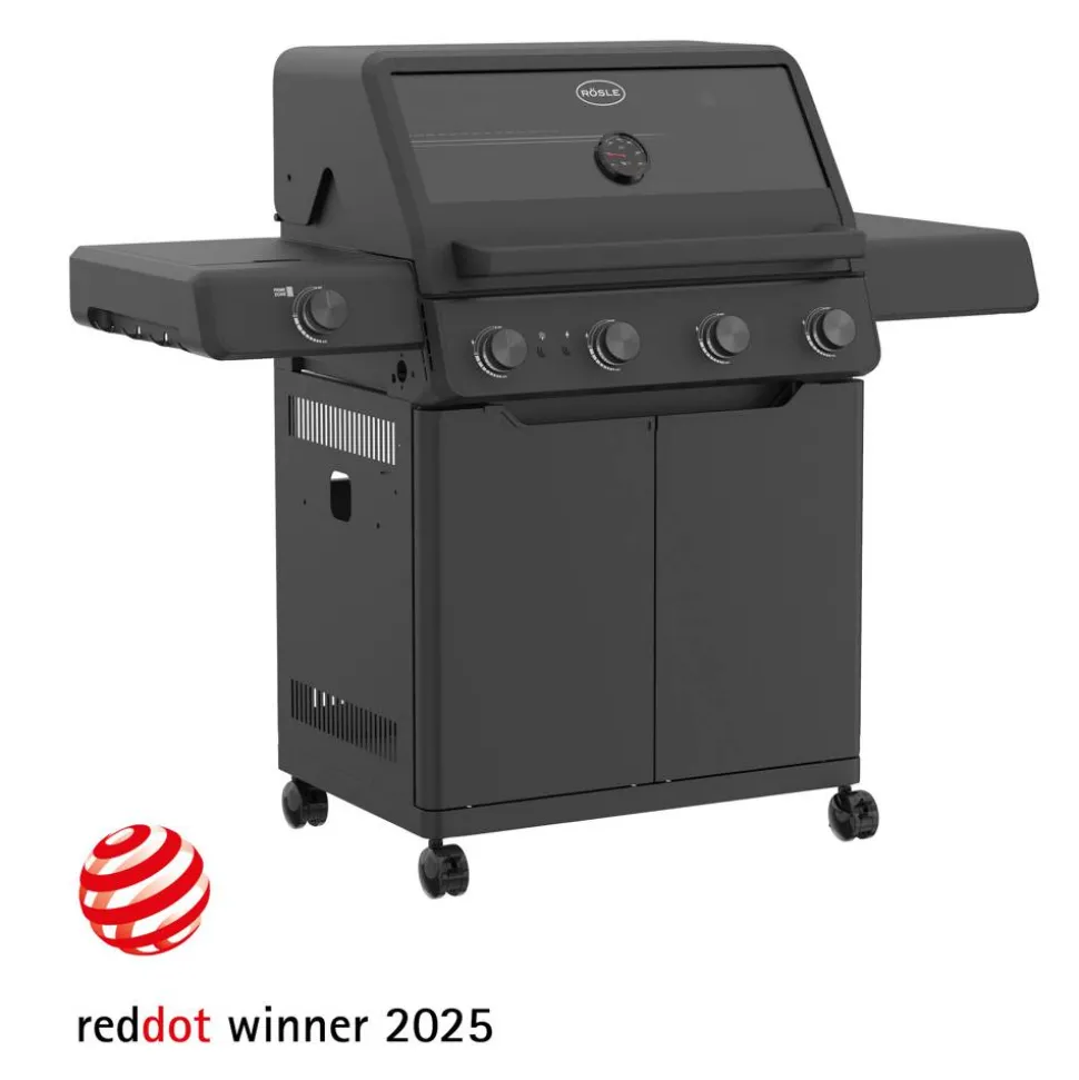 Gasgrill 'Allflame Prime 4' schwarz 138 x 118 x 61 cm