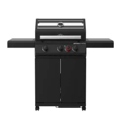 Gasgrill 'Artiso G3 Nero' schwarz 128 x 114,5 x 53 cm
